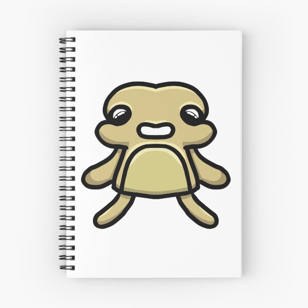 Item preview,  Cute Chubby Blob Creature Tan – Kawaii Sticker Art designed and sold by davidmalec.