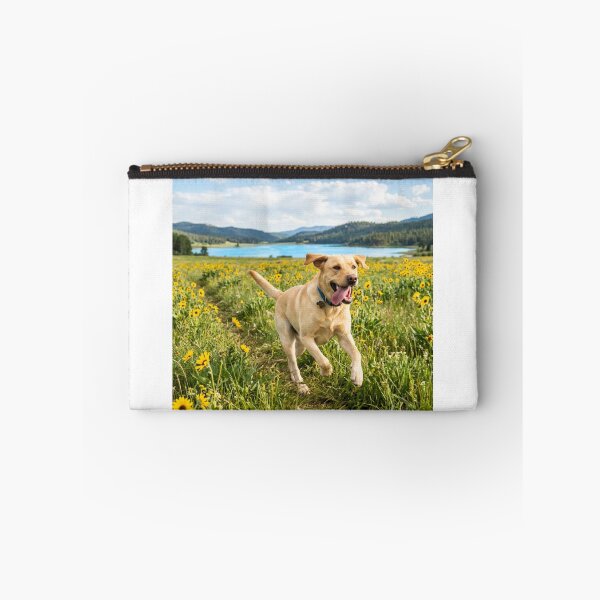 Item preview, Labrador Retriever Dog Enjoying the Green Field designed and sold by DigiArtAnimal.