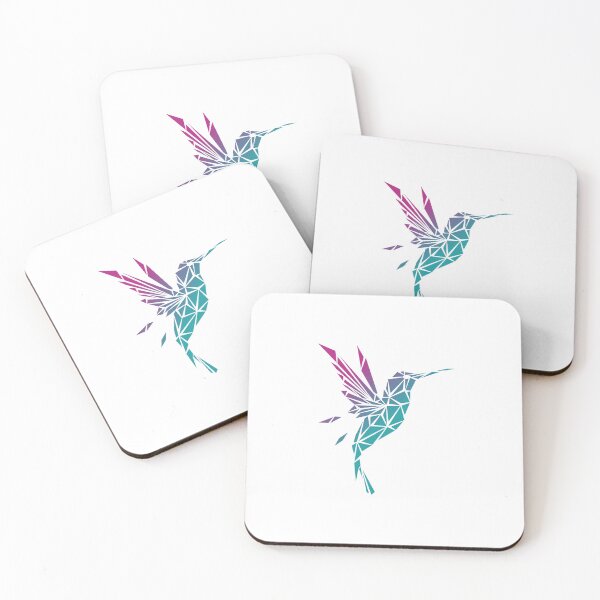 Item preview, Geometric Hummingbird - Neon designed and sold by Espyr.Art.