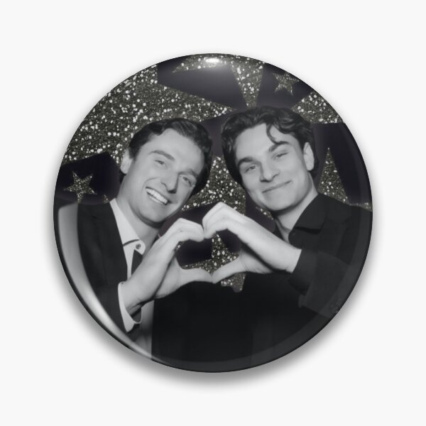 Item preview, Wyatt Johnston and Thomas Harley Dallas Stars inspired button-pin-sticker designed and sold by Victoriagreenjewelry.