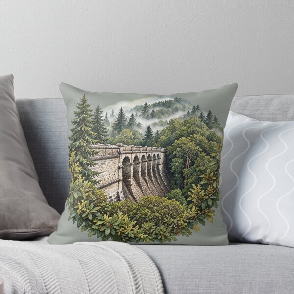 Item preview, Forest Dam in the Mist designed and sold by TheSlowShore.