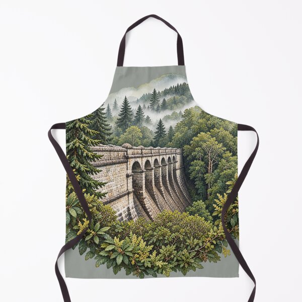 Item preview, Forest Dam in the Mist designed and sold by TheSlowShore.