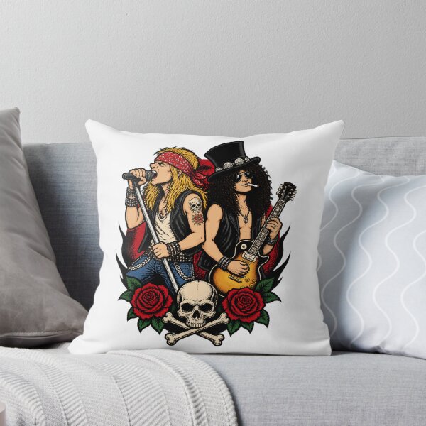 Item preview, GNR Inspired Axl Rose and Slash Rock Music Sticker Design designed and sold by Sonicify.