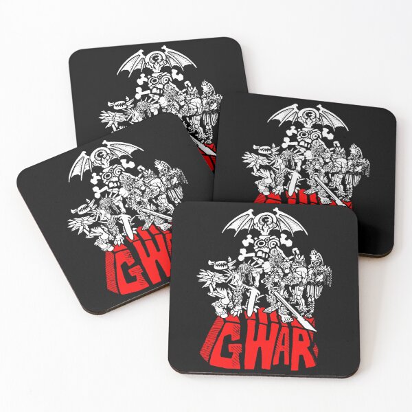 Item preview, Red Metal Gwar Band designed and sold by elfriedashops.