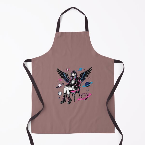 Item preview, Winged young woman with clocks and planets designed and sold by mixoubraw.