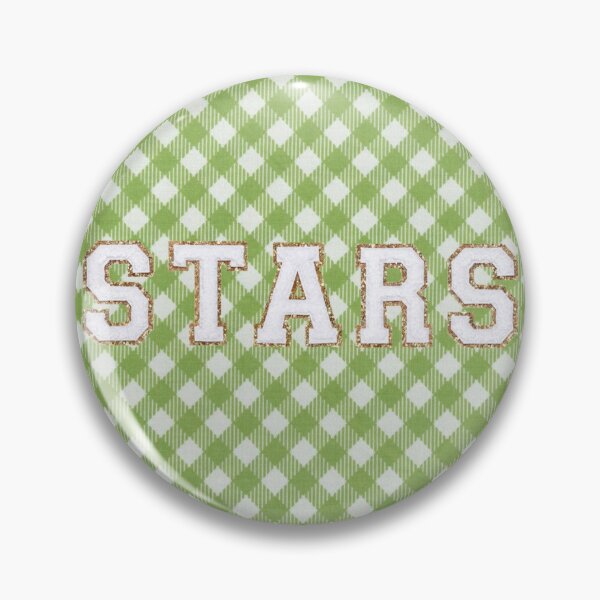 Item preview, Dallas Stars inspired button-pin-sticker designed and sold by Victoriagreenjewelry.