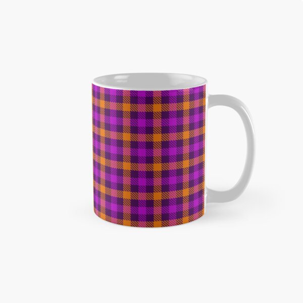Item preview, Purple And Orange On Purple Gingham Check   designed and sold by PatternTitan.