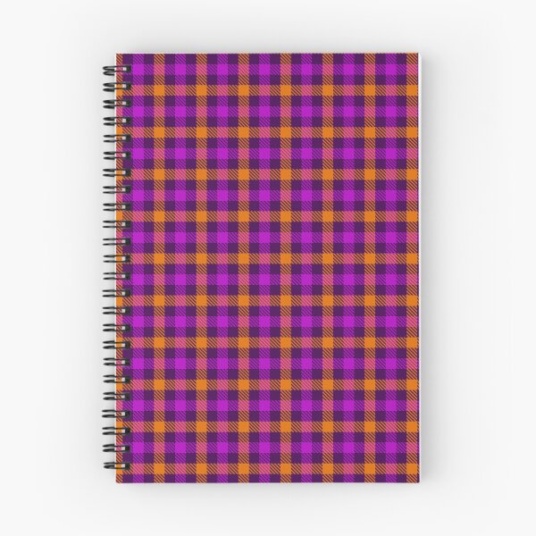 Item preview, Purple And Orange On Purple Gingham Check   designed and sold by PatternTitan.
