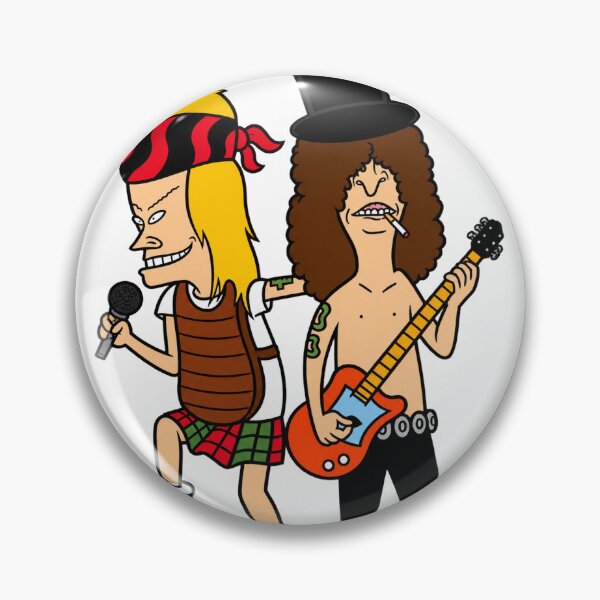 Item preview, GNR Inspired Axl Rose and Slash Rock Band Sticker designed and sold by ANTUSAY.