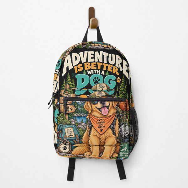 Item preview, Golden Retriever Hiking Adventure Is Better With A Dog designed and sold by Ridaelb.