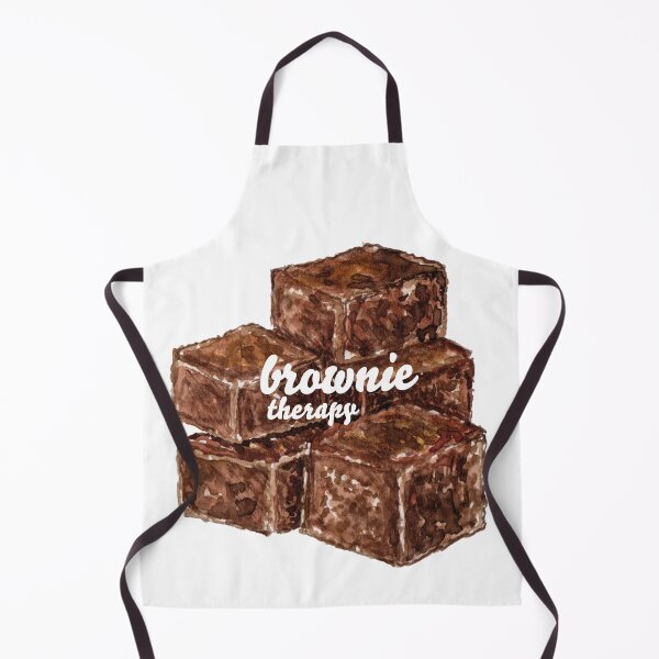 Item preview, Brownie therapy – Cute Chocolate Brownie Illustration T-Shirt designed and sold by Qualali Studio.