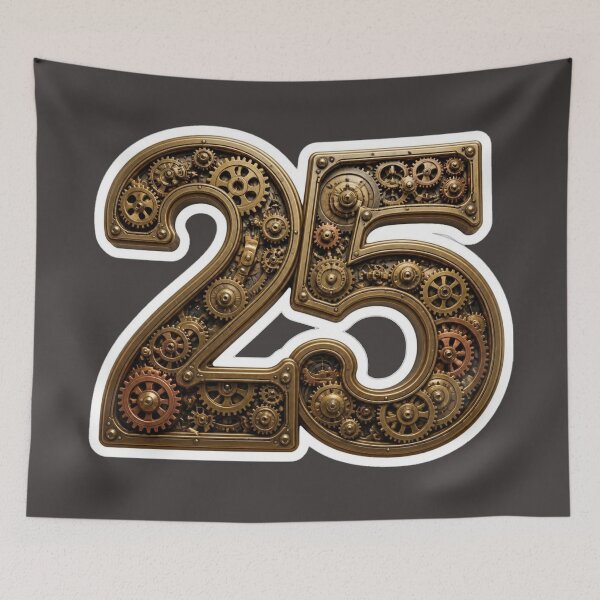Item preview, Steampunk Style Number 25 Design designed and sold by MargaretPolanco.