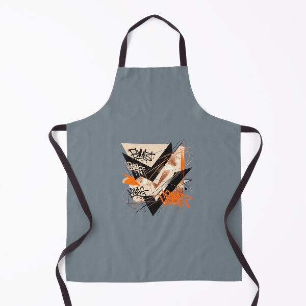 Item preview, Urban geometric composition in black, orange and golden bronze designed and sold by mixoubraw.