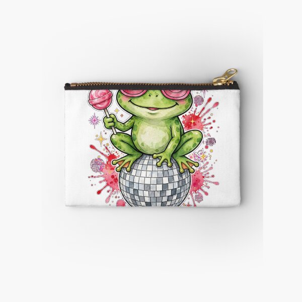 Item preview, Disco Frog Stay Groovy Frog On Disco Ball Cute Retro Frog designed and sold by olex-Designs.