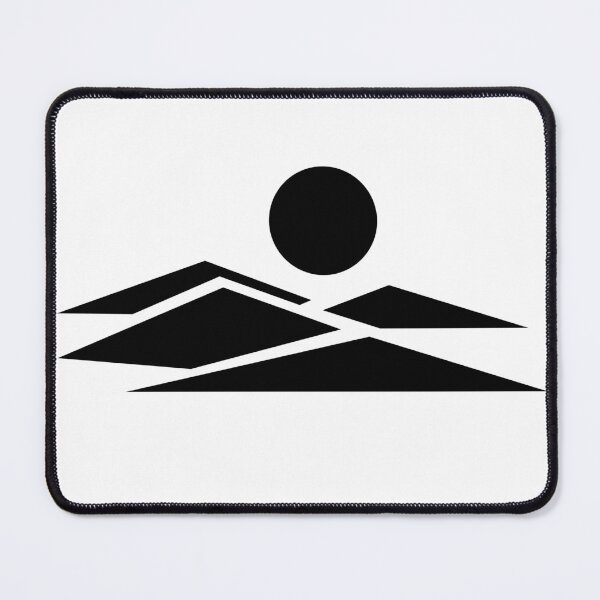 Item preview, Geometric Sun Over Mountains designed and sold by matybrak.