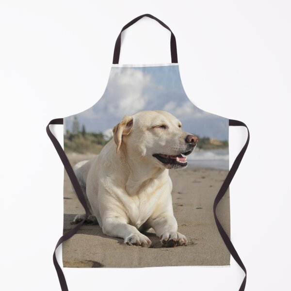 Item preview, Labrador Retriever Dog Likes Beautiful Beach designed and sold by DigiArtAnimal.