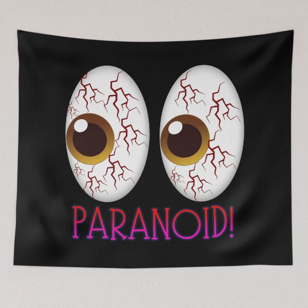 Item preview, PARANOID with eyeballs designed and sold by nwinspire.