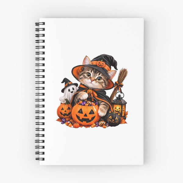 Item preview, Halloween Witch Cat – Cute Spooky Cat designed and sold by Purr & Pixel Studio.