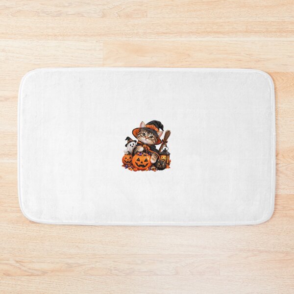 Item preview, Halloween Witch Cat – Cute Spooky Cat designed and sold by Purr & Pixel Studio.