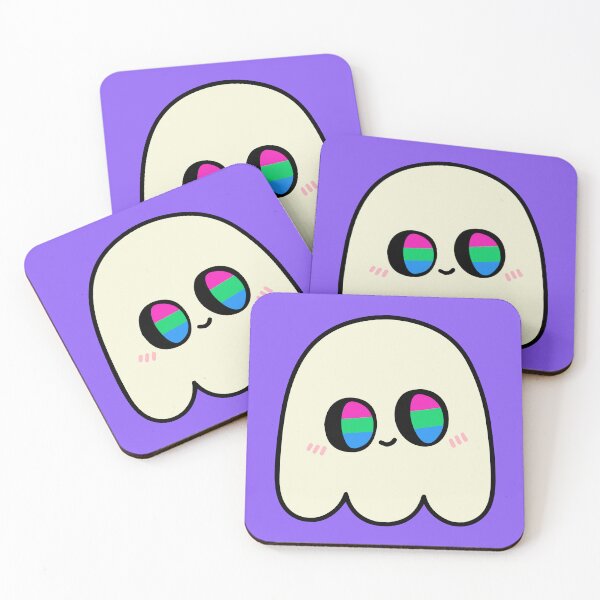 Item preview, spooky polysexual – Kawaii Pride Halloween Ghost designed and sold by Cannaxes Studio.