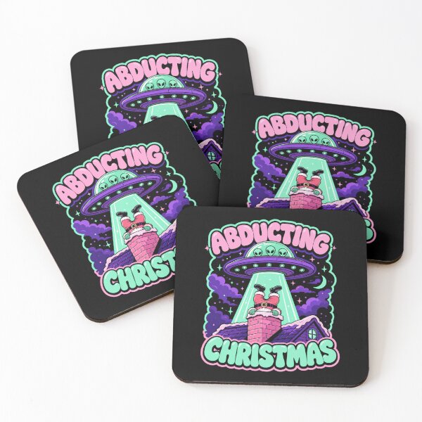 Item preview, Abducting Christmas Alien Funny Tee designed and sold by Design Vibras.