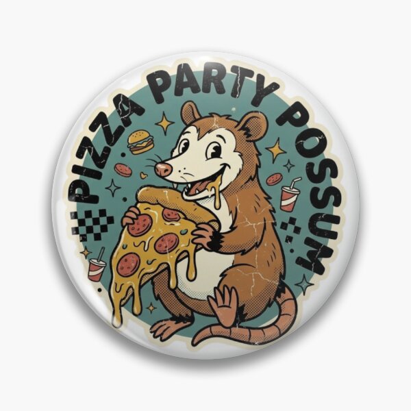 Item preview, Fiesta de pizza Possum designed and sold by The Wicked Herbarium.