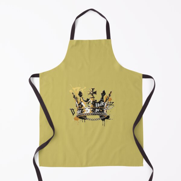 Item preview, Graffiti-style royal crown in gold and black with chains designed and sold by mixoubraw.