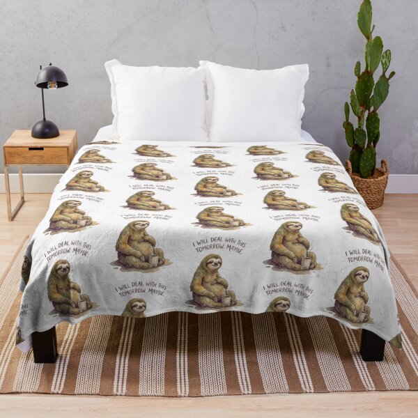 Item preview, Sloth I Will Deal With This Tomorrow Maybe designed and sold by Tiffany Roy.