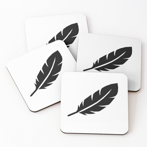 Item preview, Geometric Black Feather designed and sold by matybrak.