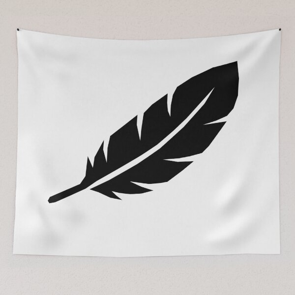 Item preview, Geometric Black Feather designed and sold by matybrak.