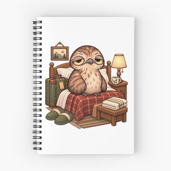 Item preview, Sleepy Potoo Bird Travel | Cozy Vacation & Traveler Gift designed and sold by MrDev.