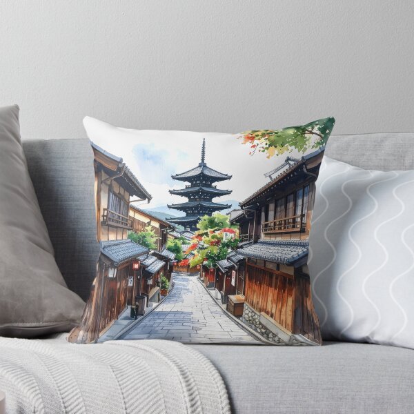 Aperçu de l'œuvre Pagode historique de la rue Kyoto créée et vendue par BetweenForms.