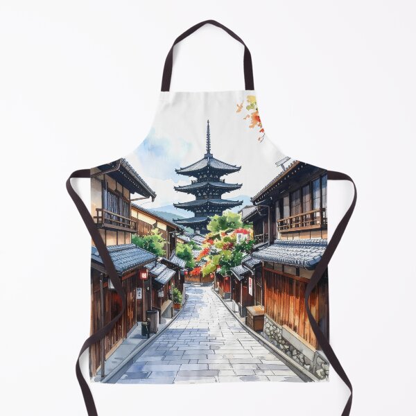 Aperçu de l'œuvre Pagode historique de la rue Kyoto créée et vendue par BetweenForms.