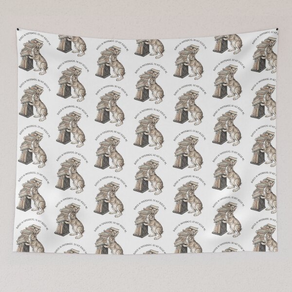 Item preview, Rabbit Buried In Paperbacks Do Not Rescue Me designed and sold by Tiffany Roy.