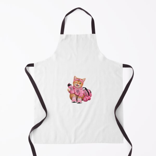Item preview, Stronger Than Yesterday Cat – Funny Gym Workout Kitten designed and sold by Purr & Pixel Studio.