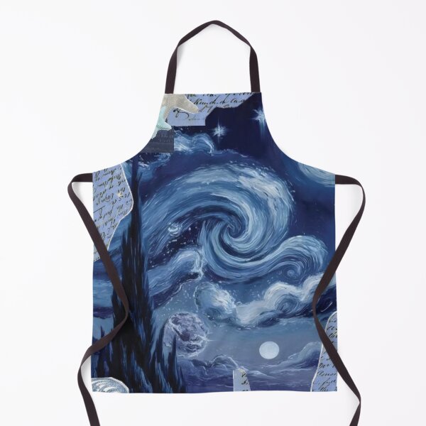 Item preview, tarry Night Ocean Collage Artwork designed and sold by DesignByUmza.