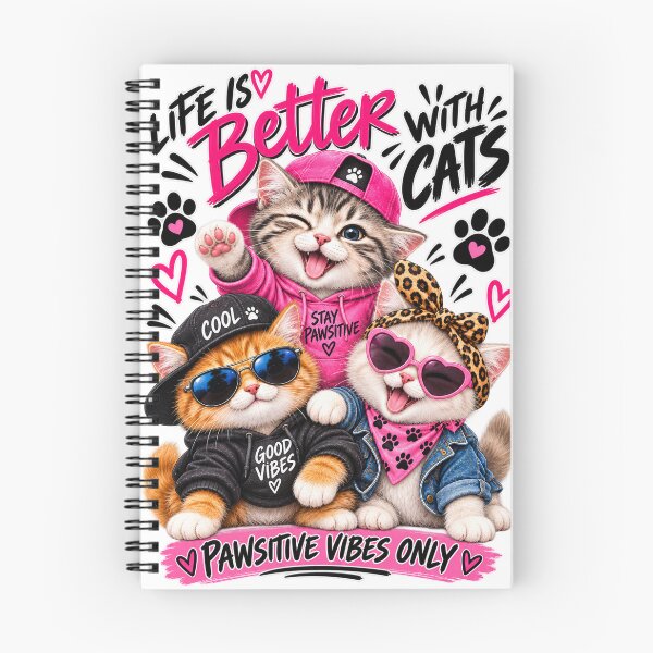 Item preview, LIFE IS BETTER WITH CATS” designed and sold by BTeez International.
