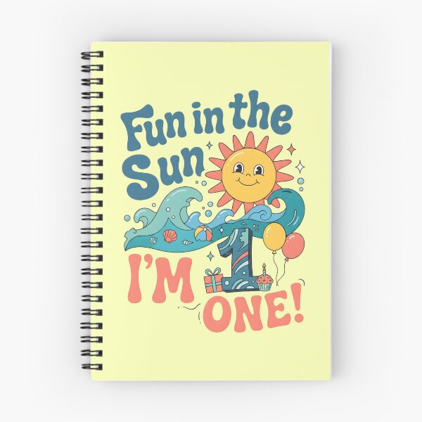 Item preview, Fun in the Sun, I’m One! 1st Birthday – Cute Sun & Ocean Waves Design designed and sold by Sea Gem.