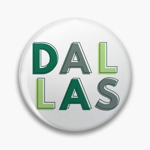 Item preview, Dallas Stars inspired button-pin-sticker designed and sold by Victoriagreenjewelry.