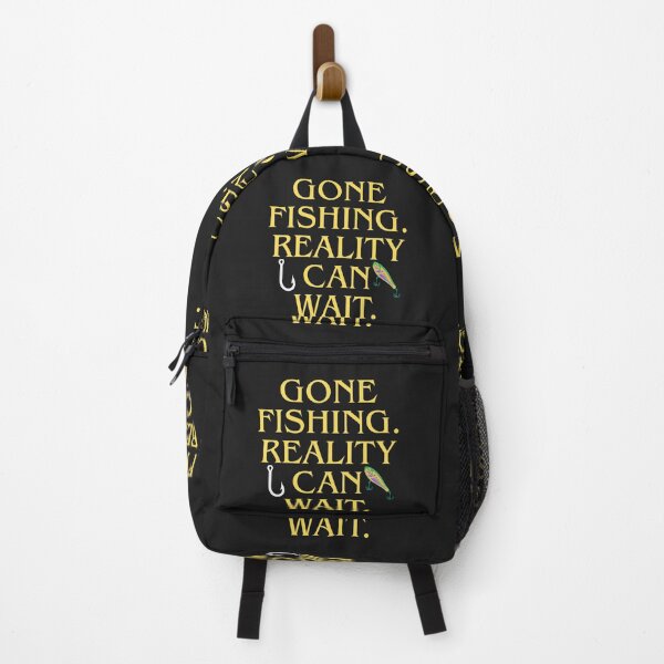 Item preview, Gone Fishing. Reality Can Wait designed and sold by Bubpat.