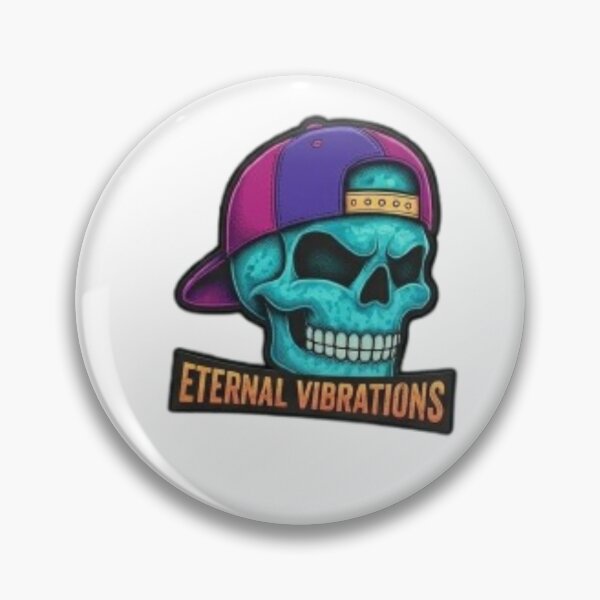 Item preview, Cool Skull Wearing Cap Eternal Vibrations Design designed and sold by RisingSunStyle.