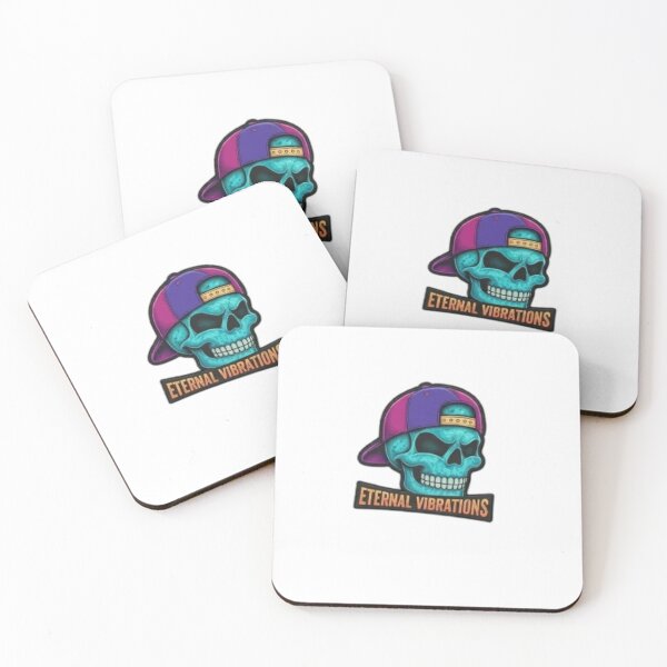 Item preview, Cool Skull Wearing Cap Eternal Vibrations Design designed and sold by RisingSunStyle.