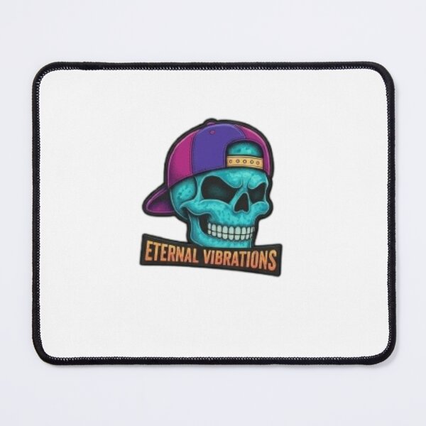 Item preview, Cool Skull Wearing Cap Eternal Vibrations Design designed and sold by RisingSunStyle.
