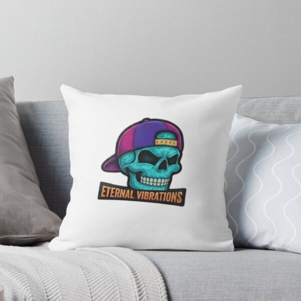 Item preview, Cool Skull Wearing Cap Eternal Vibrations Design designed and sold by RisingSunStyle.