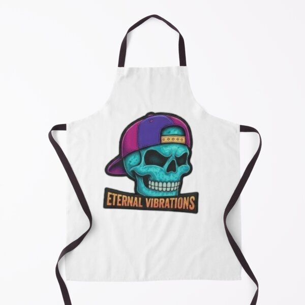 Item preview, Cool Skull Wearing Cap Eternal Vibrations Design designed and sold by RisingSunStyle.