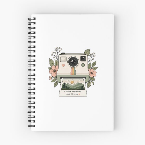 Item preview, Vintage Camera Flower Sticker | Collect Moments Not Things designed and sold by PopStickerLab22.
