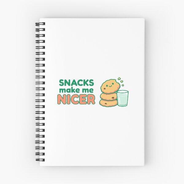 Item preview, Snacks make me nicer - funny food lover sarcastic gift designed and sold by GagShots.