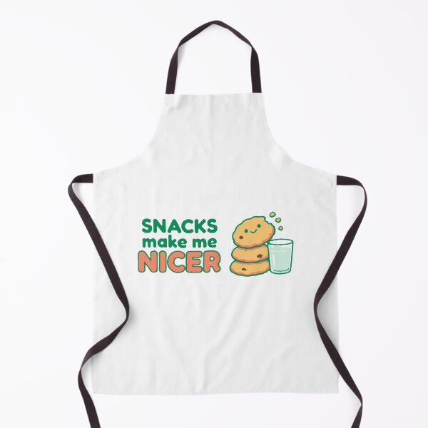 Item preview, Snacks make me nicer - funny food lover sarcastic gift designed and sold by GagShots.