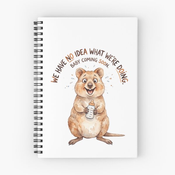 Item preview, Panicked Quokka New Parents designed and sold by Tiffany Roy.