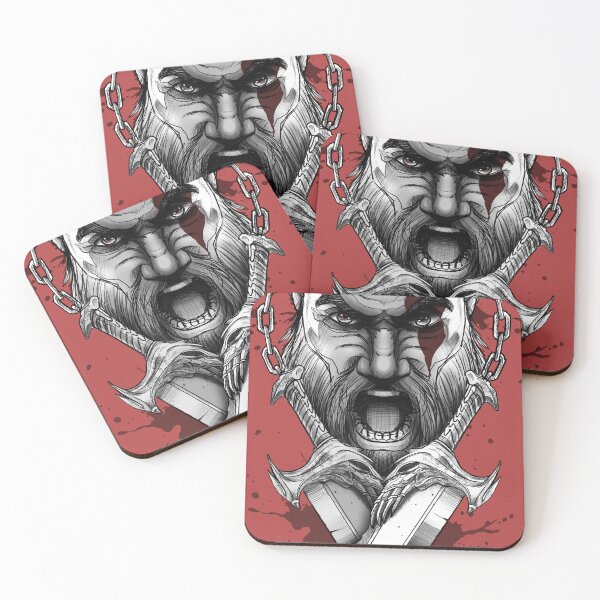 Item preview, Kratos. Aka, God of War. No AI. designed and sold by Inked T.